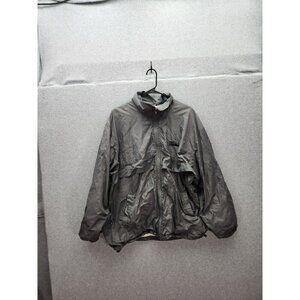 First Down Superior Quality Mens Grey Windbreaker Jacket Size L